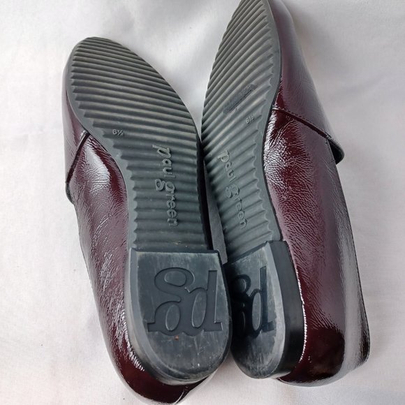 Paul Green Patent Leather Loafers, Brown,  Size 6.5 - Picture 7 of 8